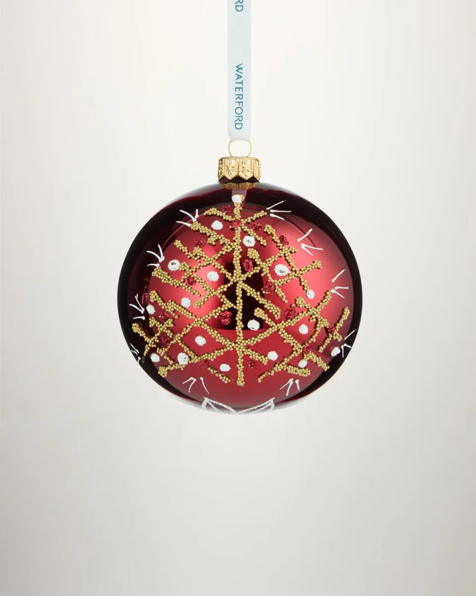 Waterford Holiday Heirlooms Winter Tree julepynt rød