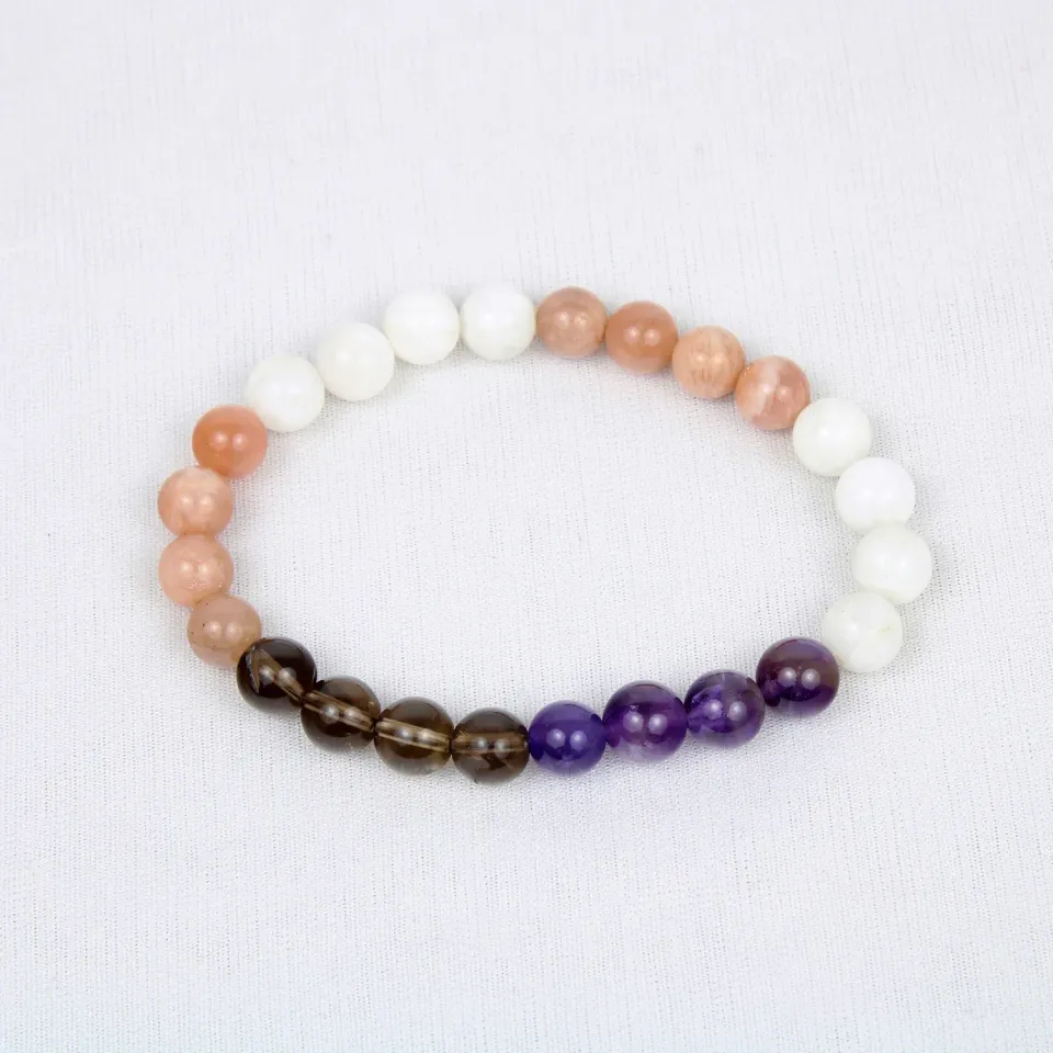 El'Cobre Power Bracelet Anxiety krystalarmbånd 8 mm