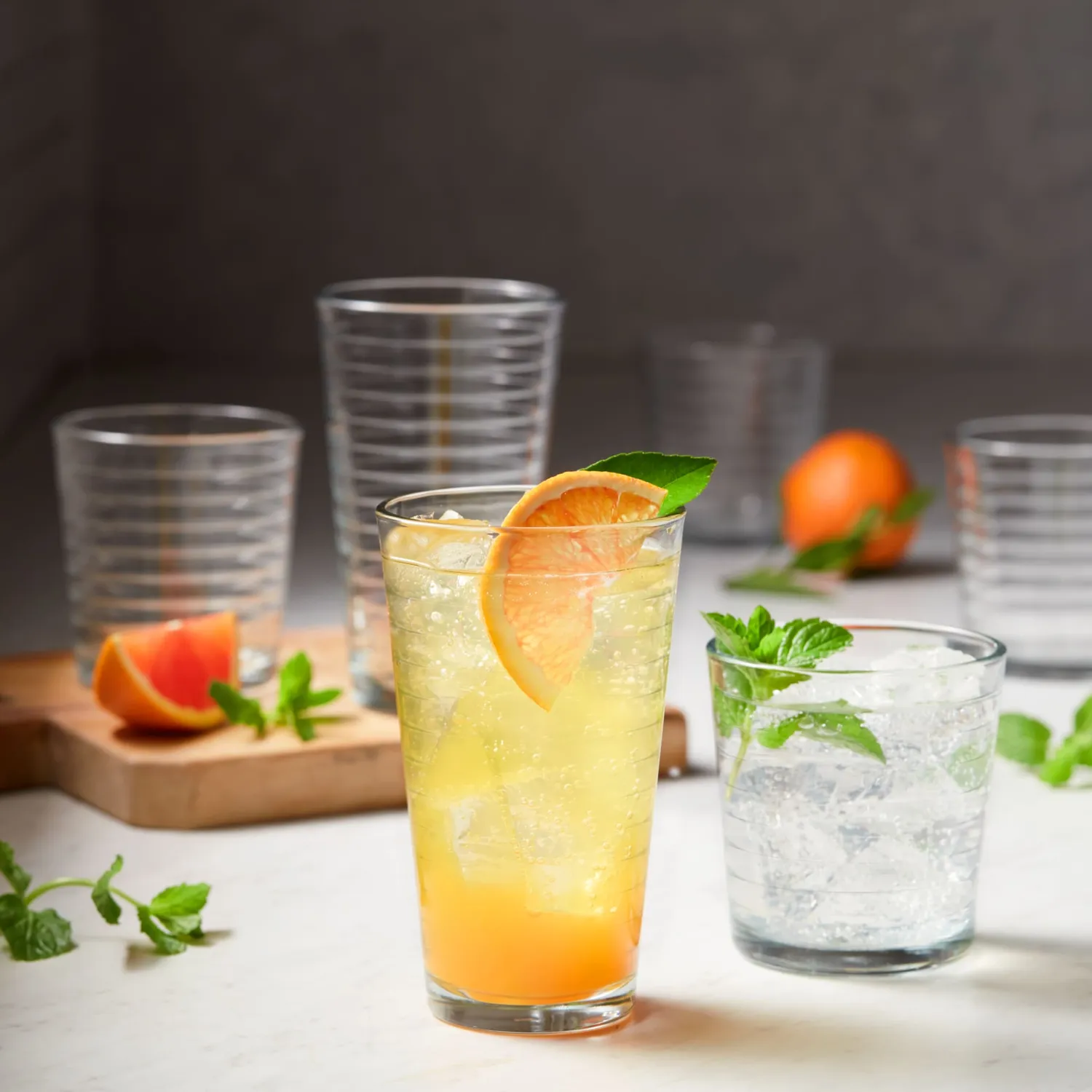 Libbey Hoops glassæt 16-pak tumbler og rocks