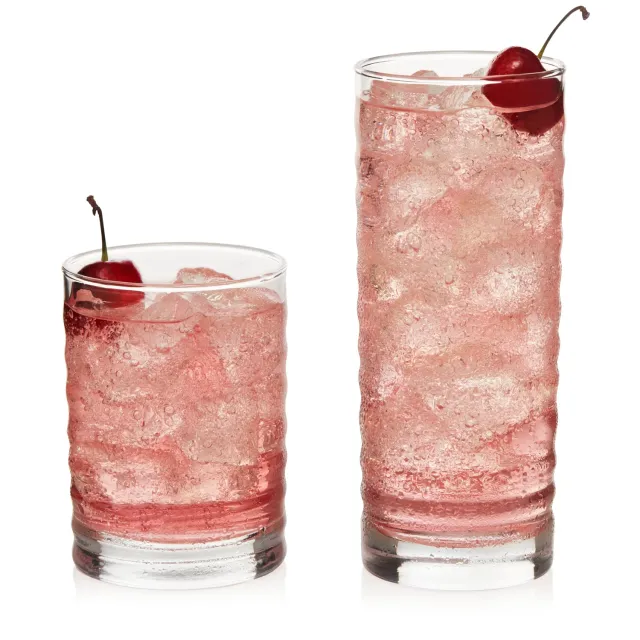 Libbey Pueblo drikkeglas 16 stk tumbler og rocks bølget