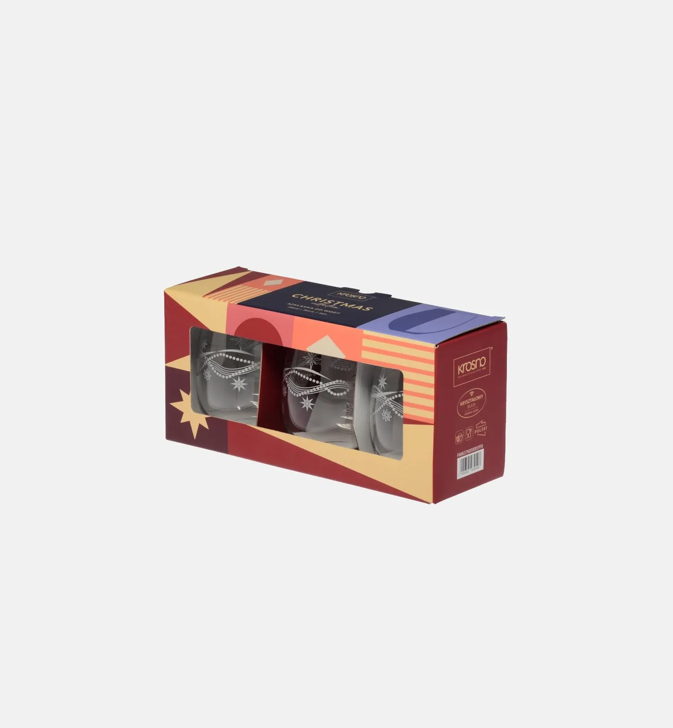 Krosno Christmas Garland vandglas 550 ml print