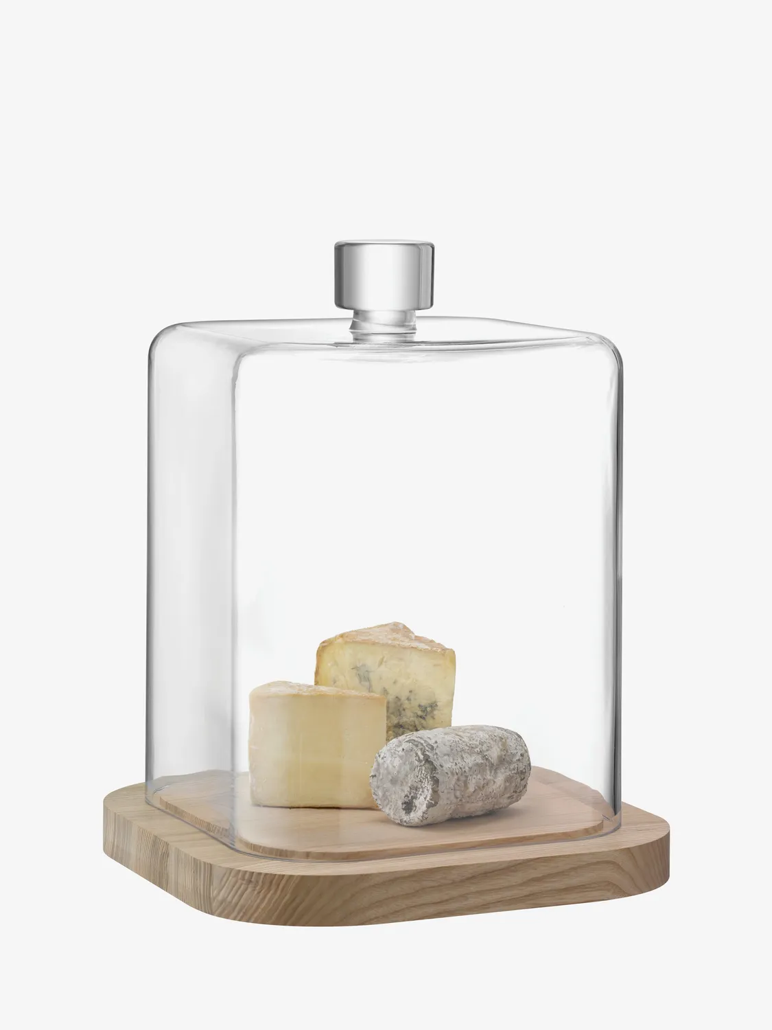 LSA Pavilion Dome & Ash Base osteklokke glas askefod