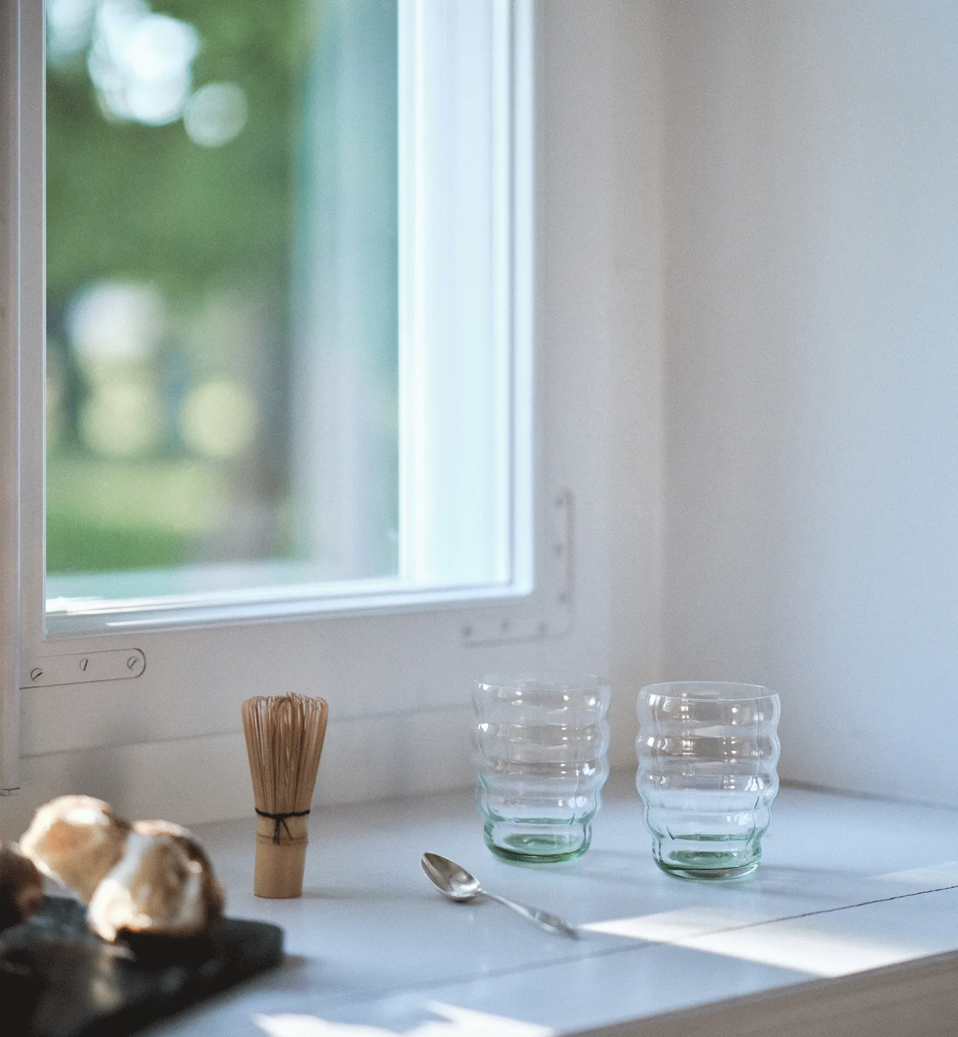 Krosno Matcha Moments tumblerglas 440 ml grøn fod