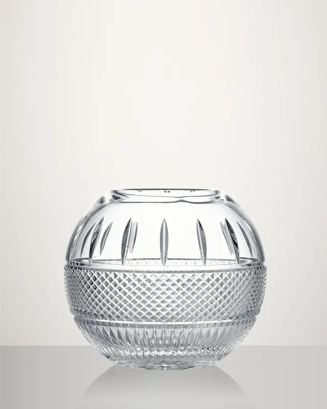 Waterford Irish Lace Rose Bowl skål krystal stor