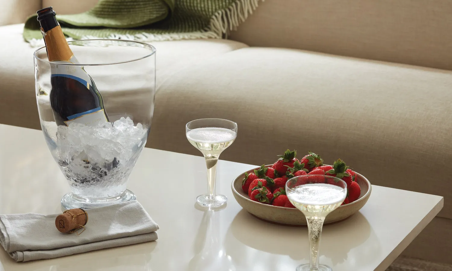 LSA Epoque Champagnekøler mundblæst glas