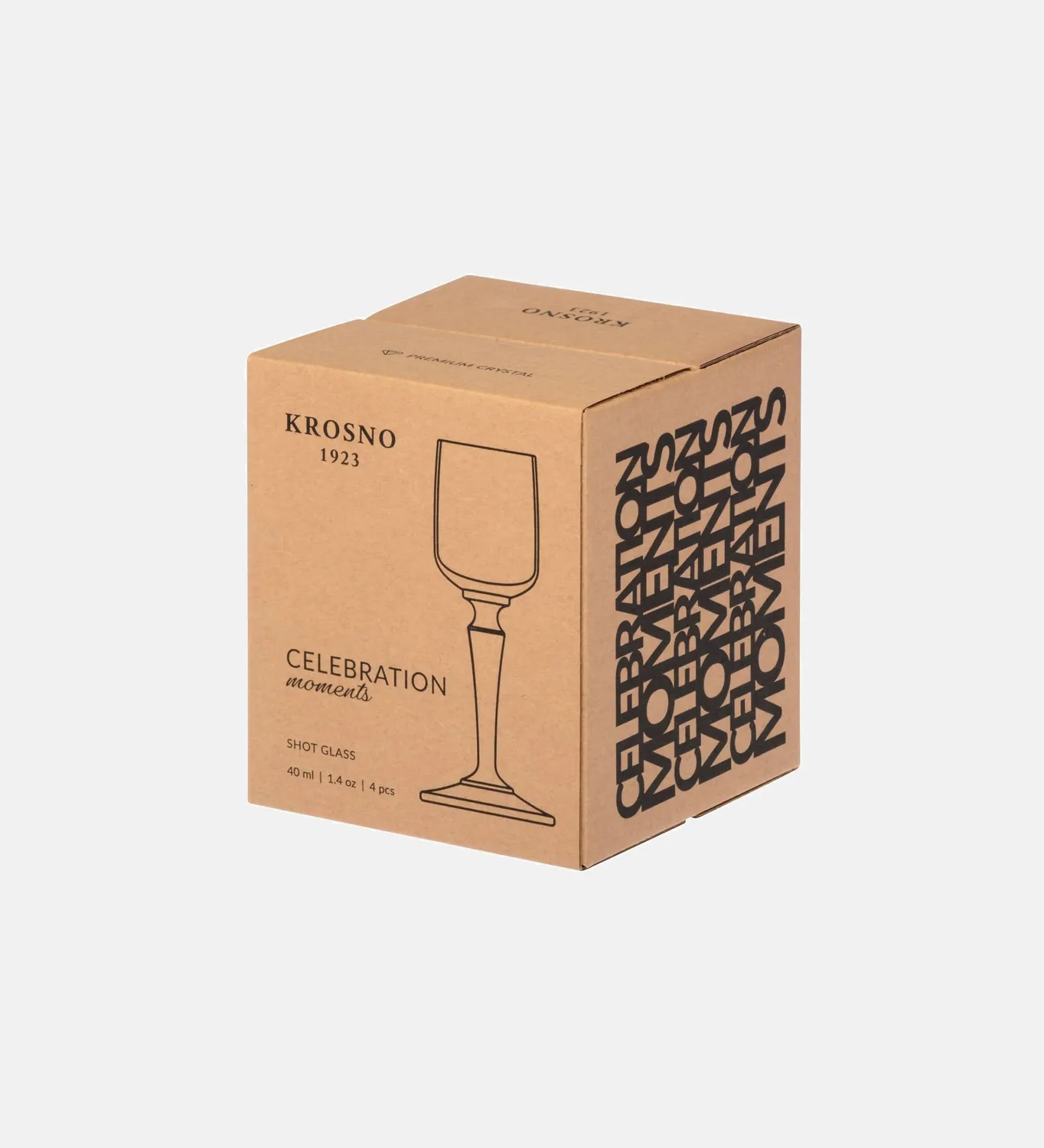 Krosno Celebration Moments vodkaglas 40 ml safir