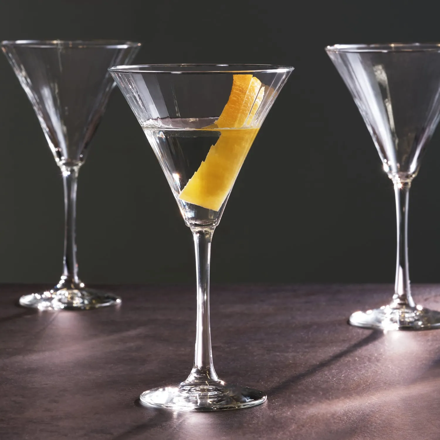 Libbey Paneled Martini martiniglas 4-pak 280 ml riflet
