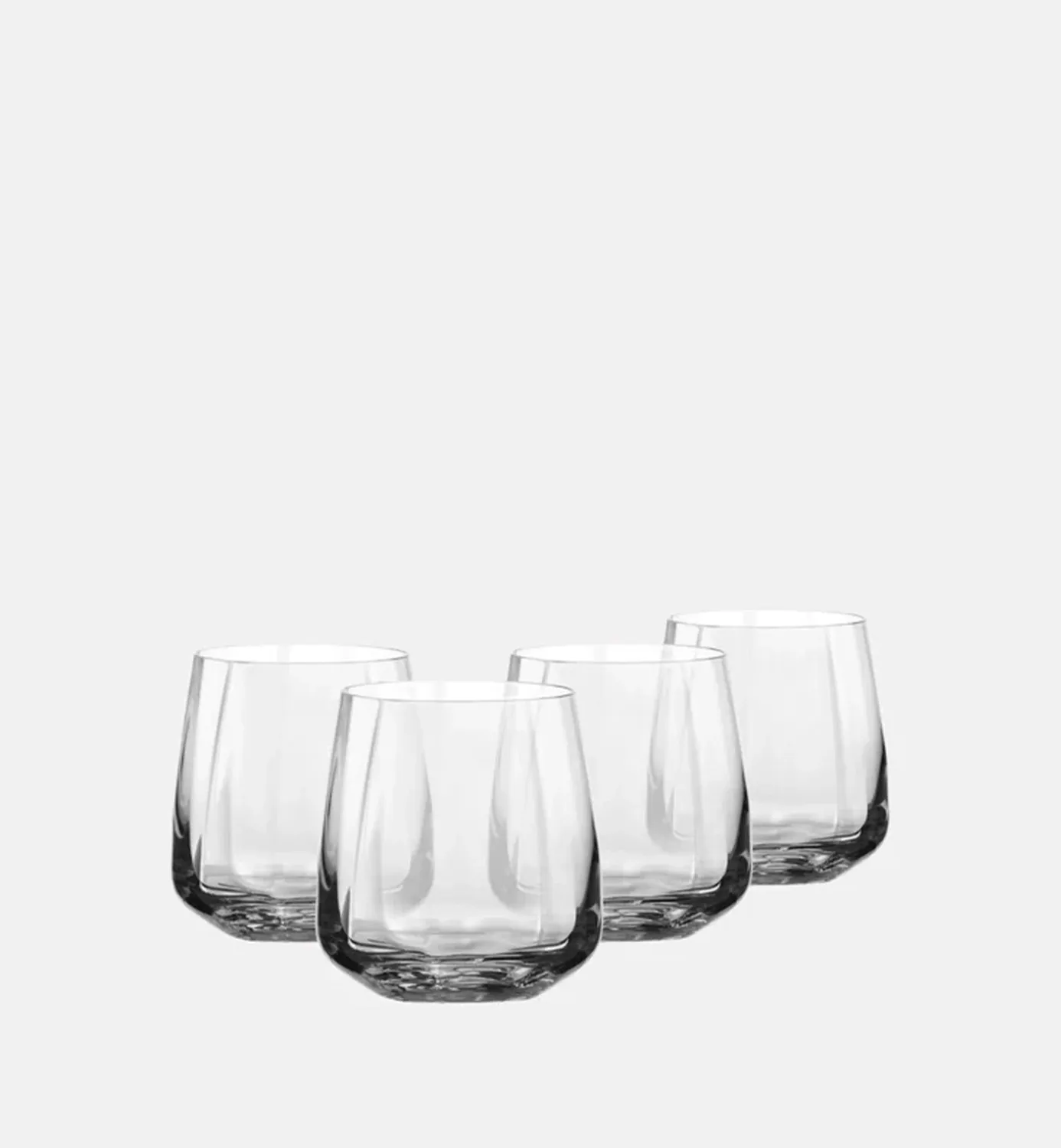 Krosno Tutu tumblerglas 370 ml riflet krystal