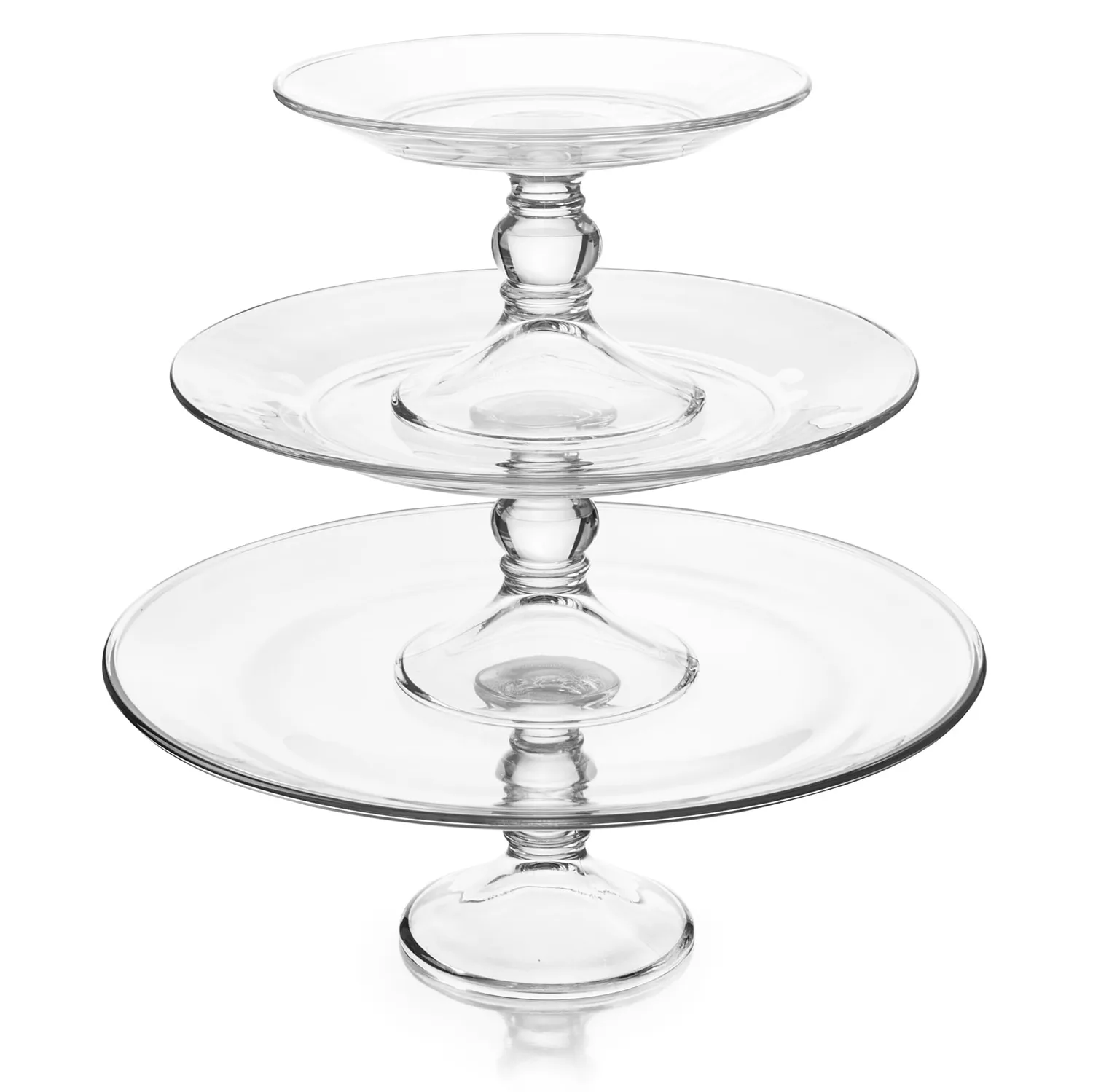 Libbey Selene fad 3 etager glas serveringsstativ