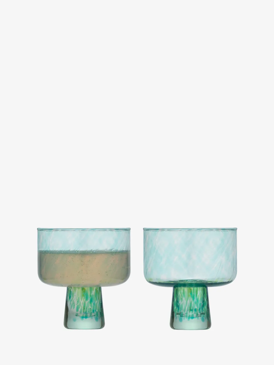 LSA Sea Glass cocktailglas 2 stk genbrug