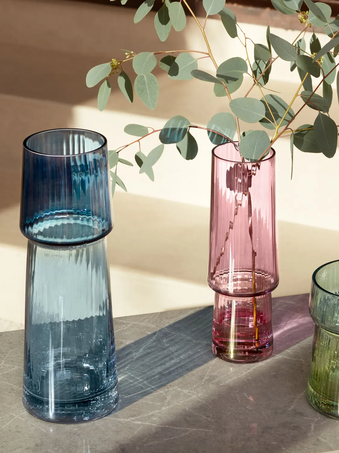 LSA Gems Vase vase højt glas