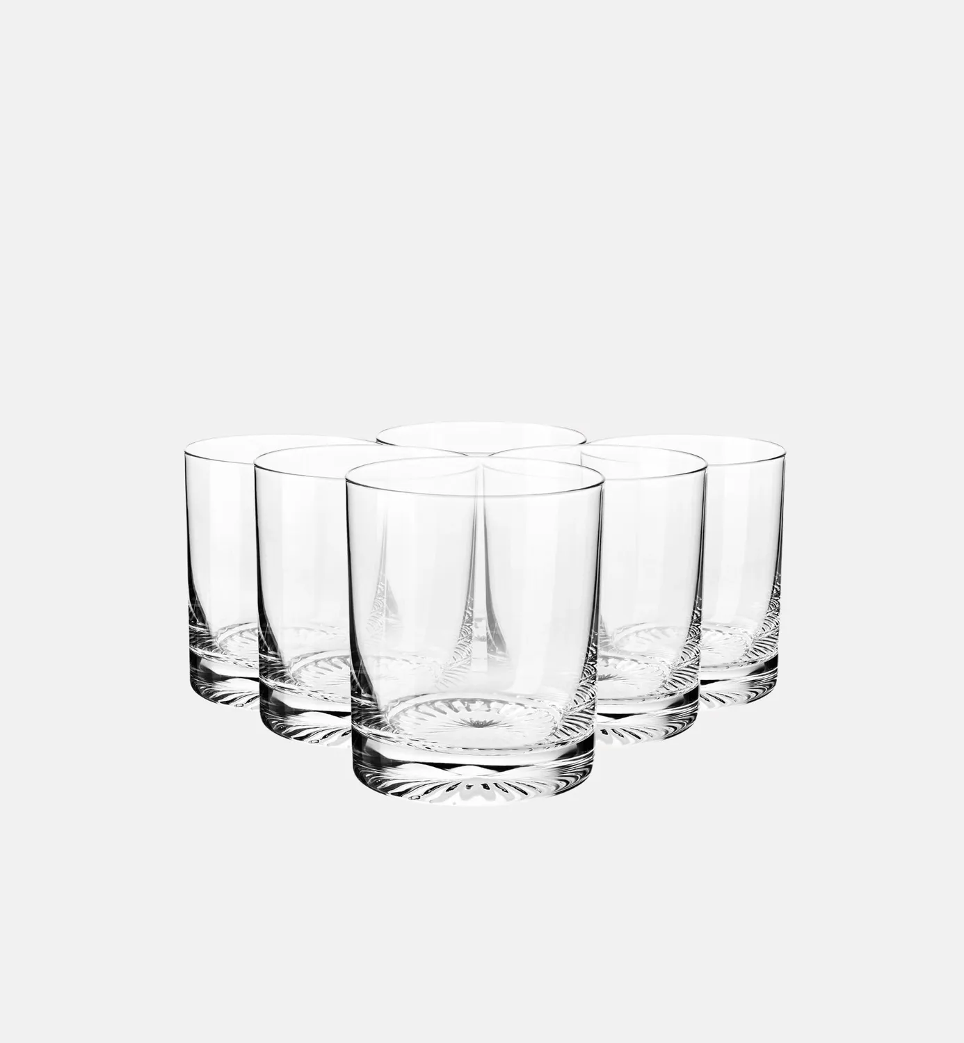 Krosno Mixology whiskyglas 300 ml med præget bund