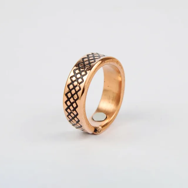 El'Cobre Design 20 kobberring justerbar ren kobber