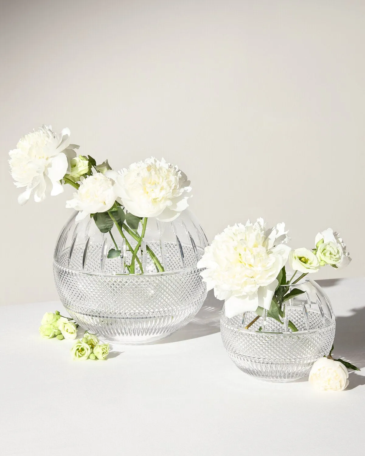 Waterford Irish Lace Rose Bowl skål krystal stor