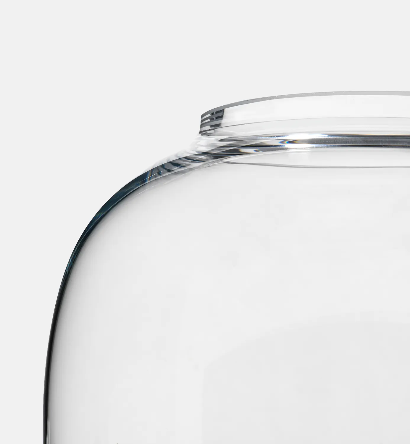 Krosno Gemstone vase 25 cm klart glas