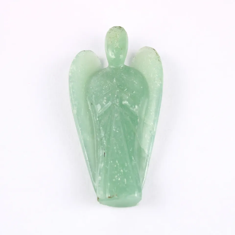 El'Cobre Green Aventurine Guardian Angel krystalengel 3,5 cm