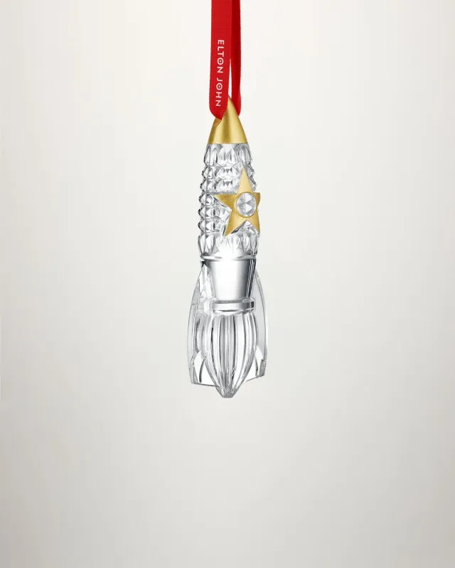 Waterford Elton John Rocket juleornament krystal