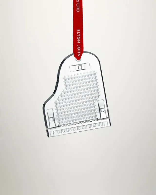 Waterford Elton John Piano Ornament krystal