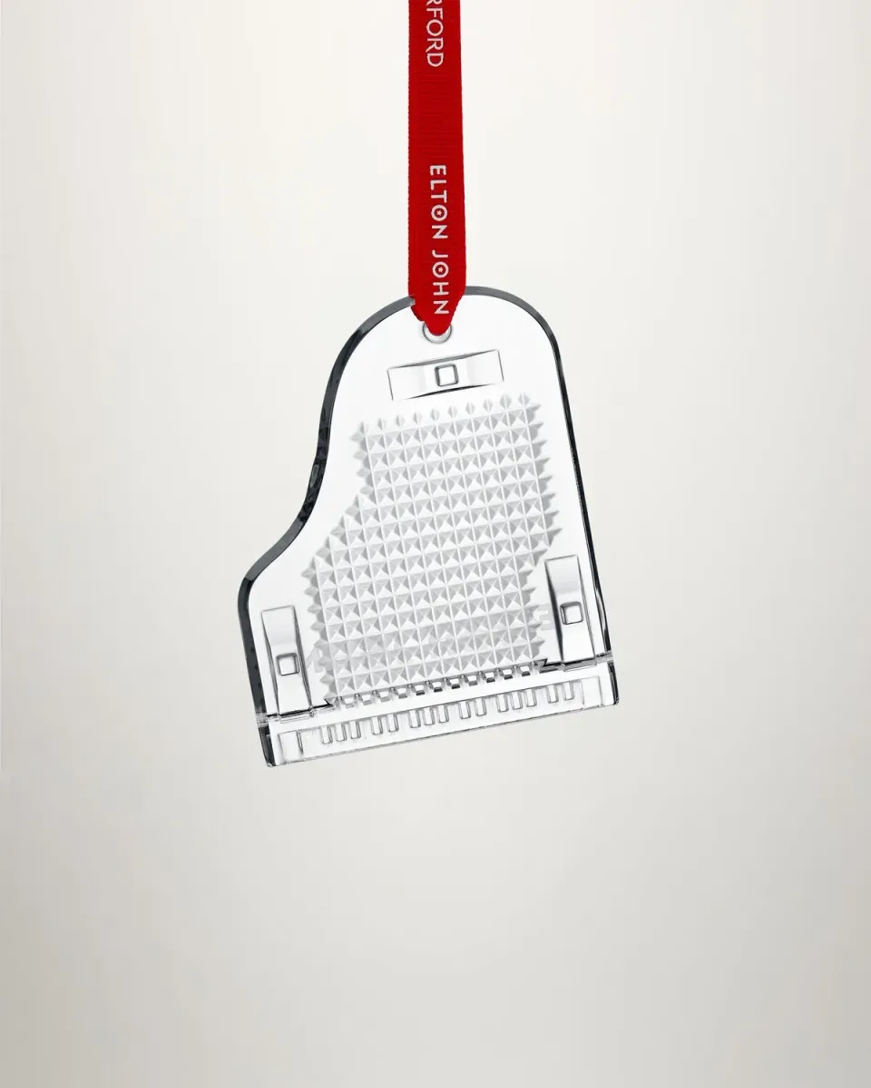 Waterford Elton John Piano Ornament krystal