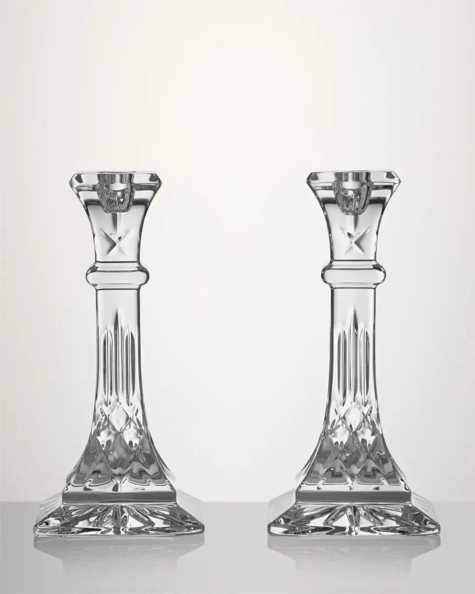 Waterford Lismore lysestage 20 cm 2 stk krystal