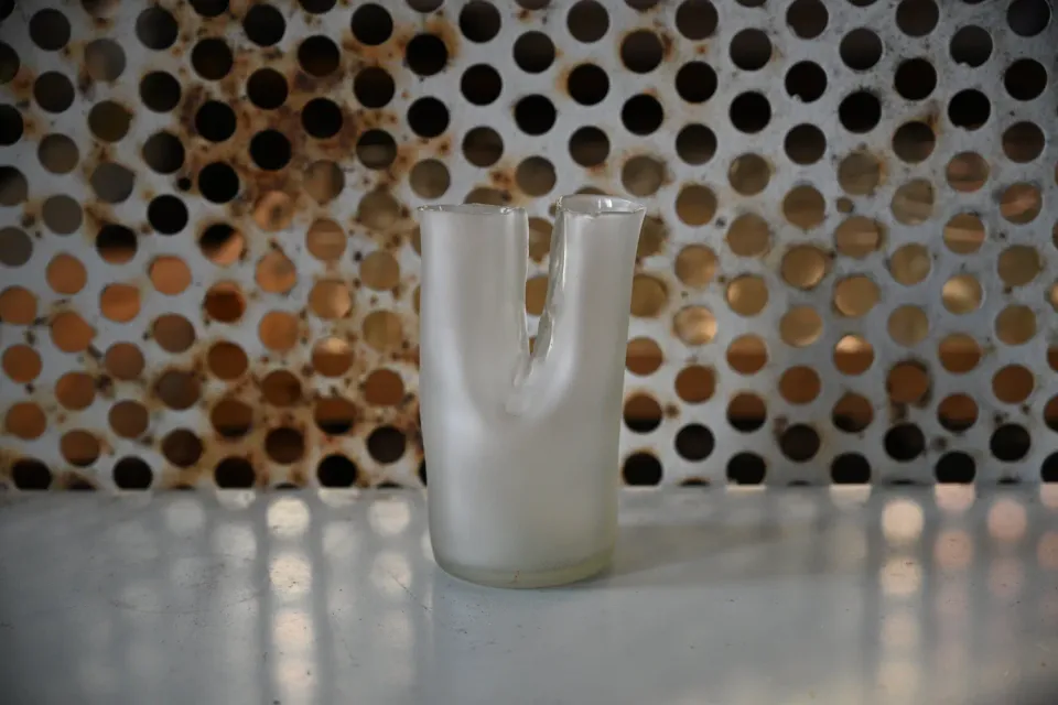 Jesper Jensen Twin Bottleneck vase medium klar genbrugsglas