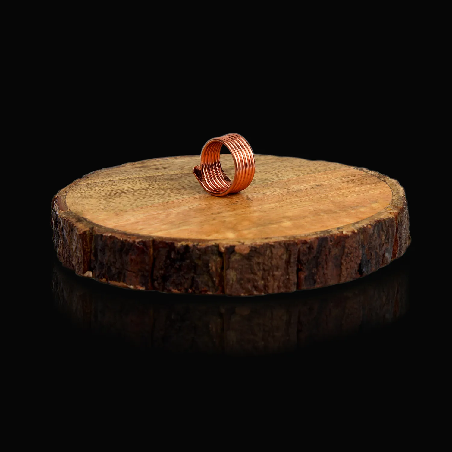El'Cobre Design 9 kobberring justerbar kobber