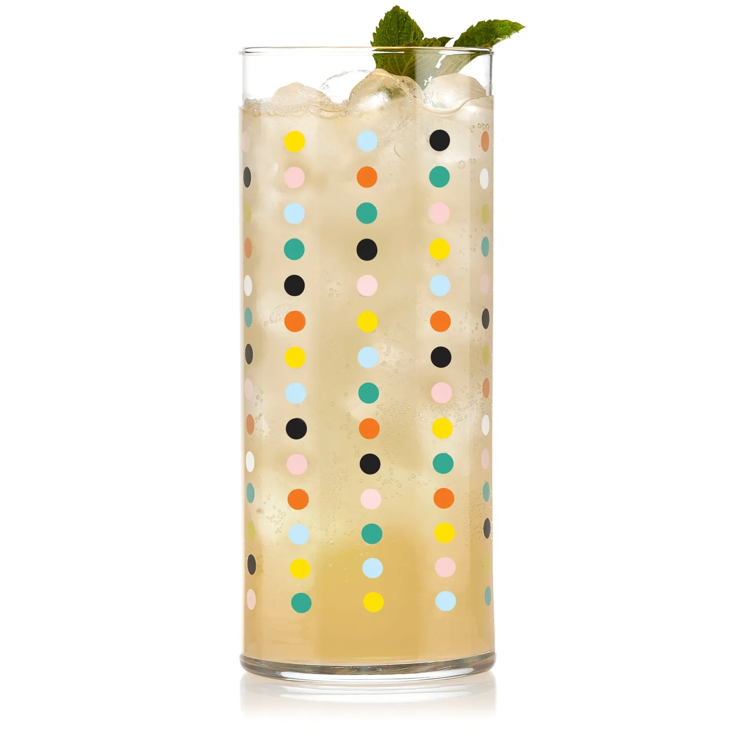 Libbey Vintage Party Dots cooler 4 stk 473 ml prikket