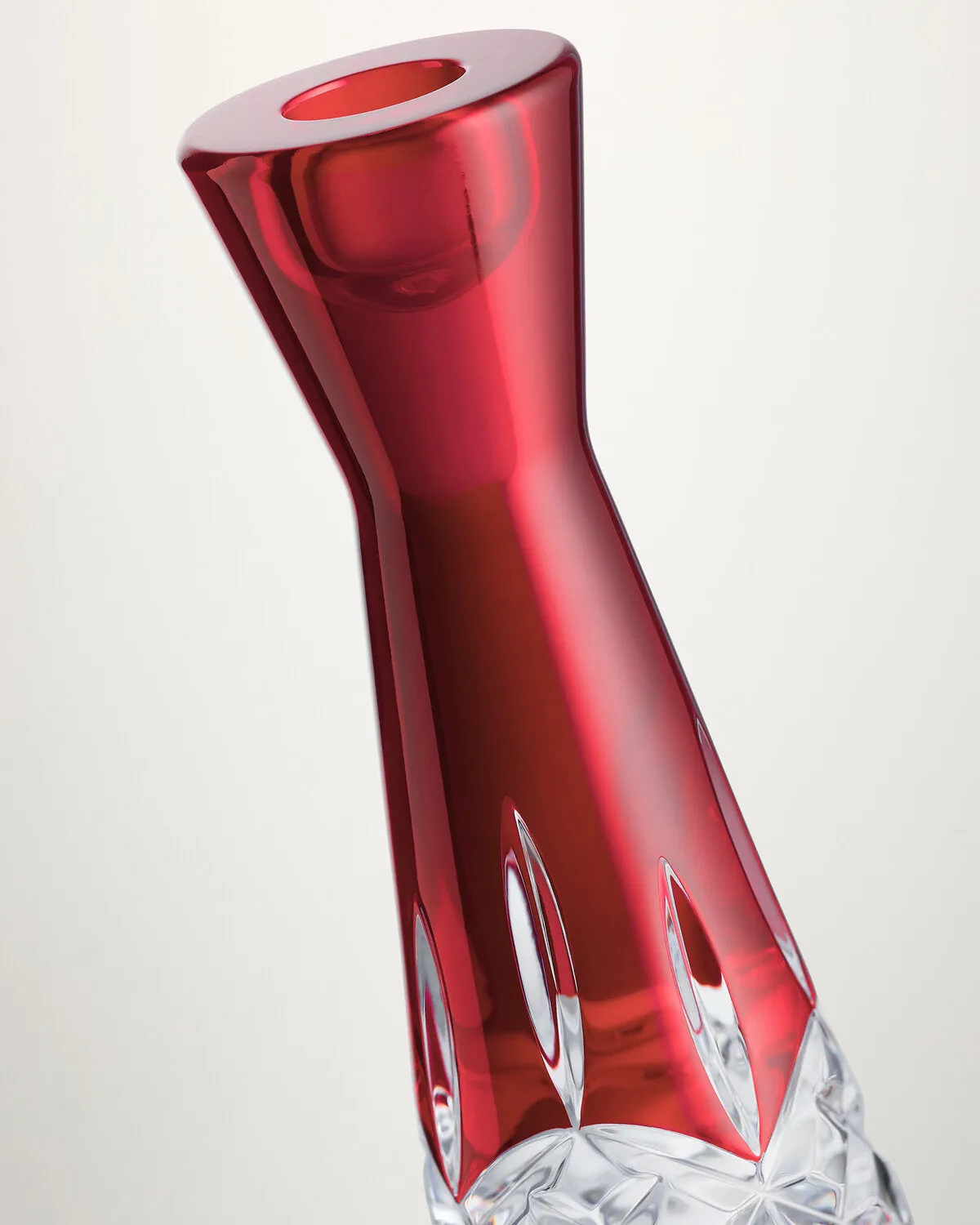 Waterford Lismore Red lysestage 2 stk rød