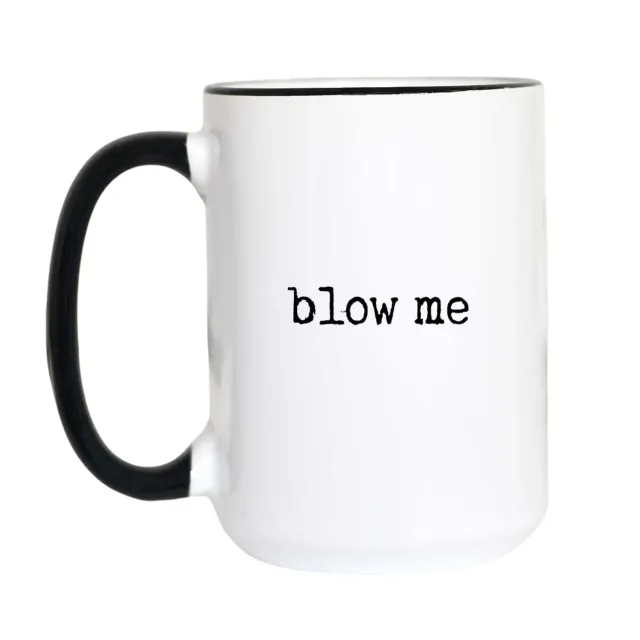 Mugsby Blow Me krus 325 ml hvid fræk