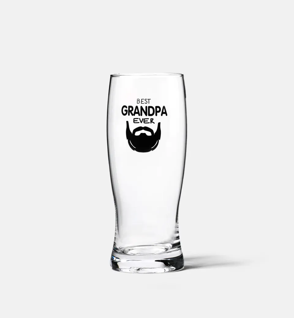 Krosno ølglas 500 ml Best Grandpa Ever gave