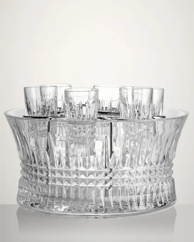 Waterford Lismore Diamond vodkasæt chill bowl 7 dele