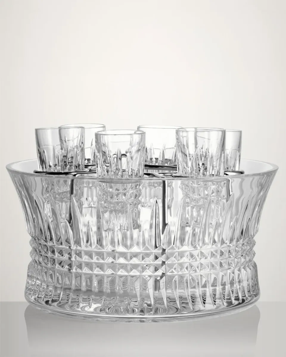 Waterford Lismore Diamond vodkasæt chill bowl 7 dele