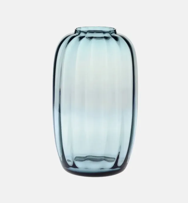 Krosno Ballerina vase 34 cm akvamarin krystal