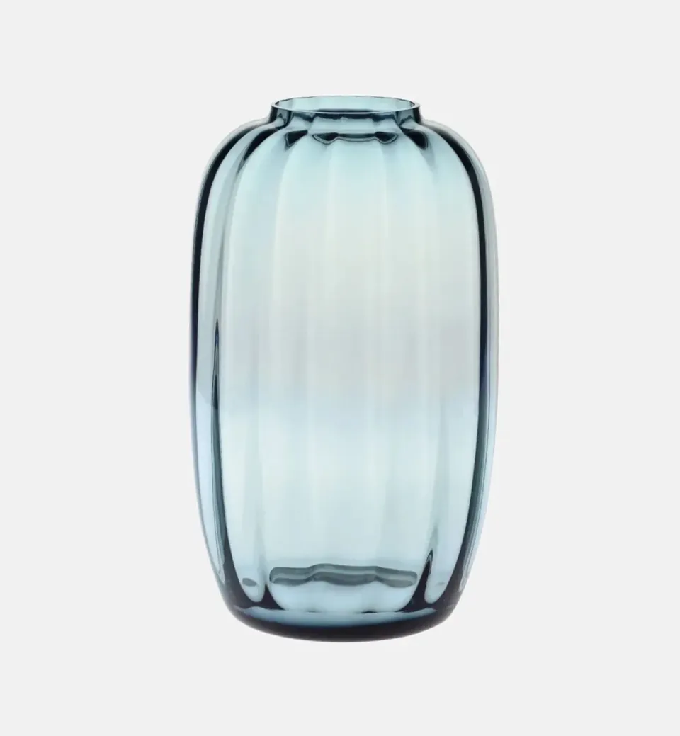 Krosno Ballerina vase 34 cm akvamarin krystal