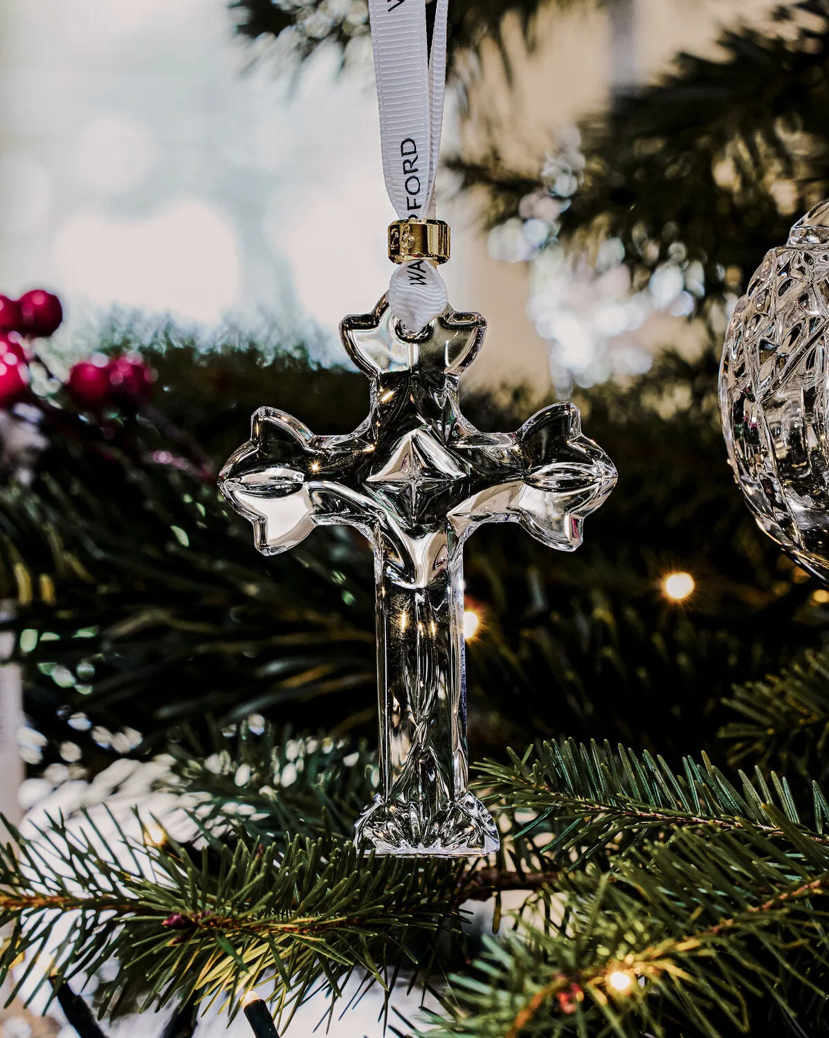 Waterford Christmas Annual Cross 2026 ornament krystal