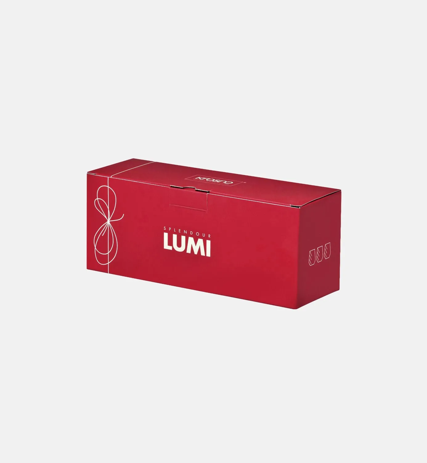 Krosno Lumi tumbler 400 ml riflet