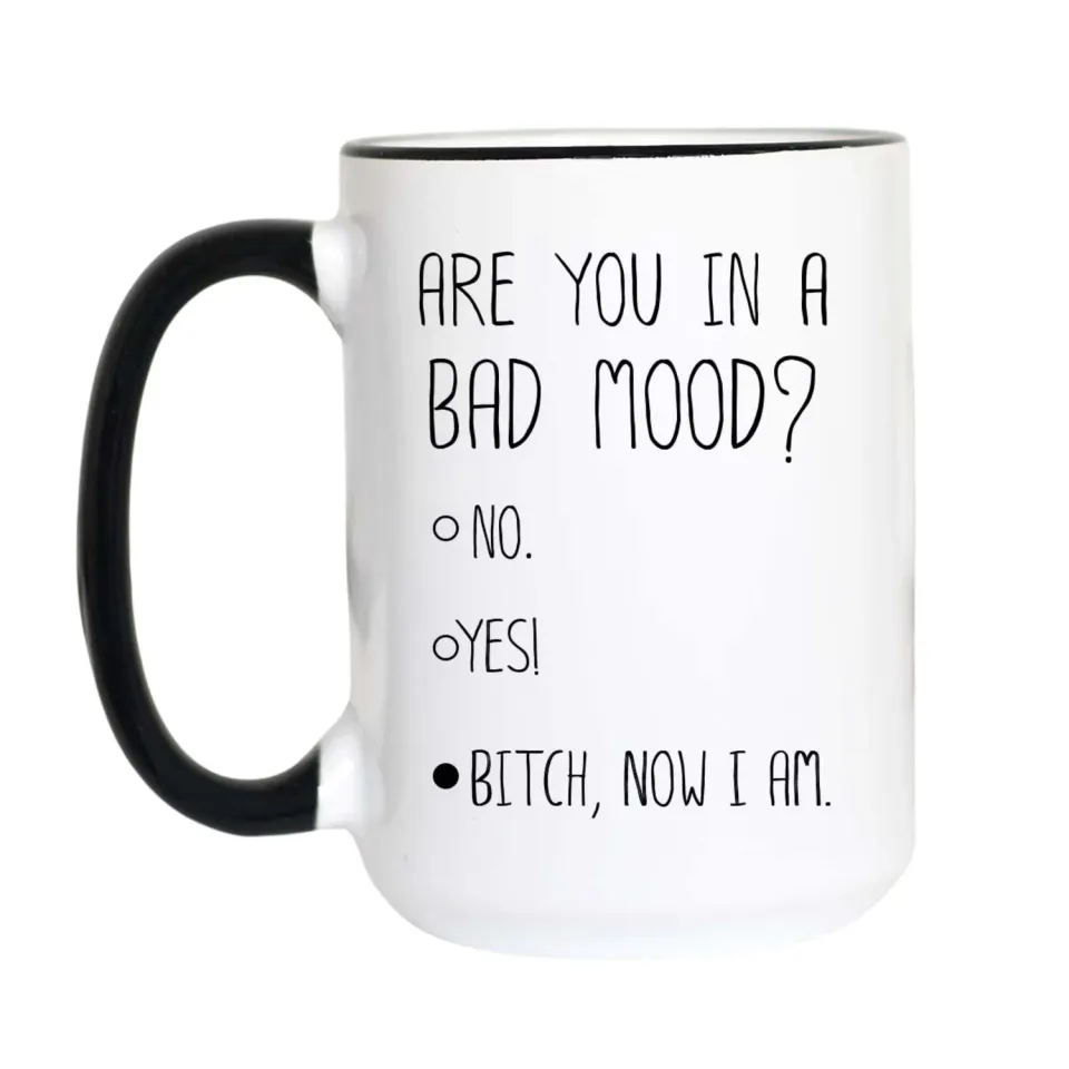 Mugsby Are You in a Bad Mood Kop 325 ml sarkastisk