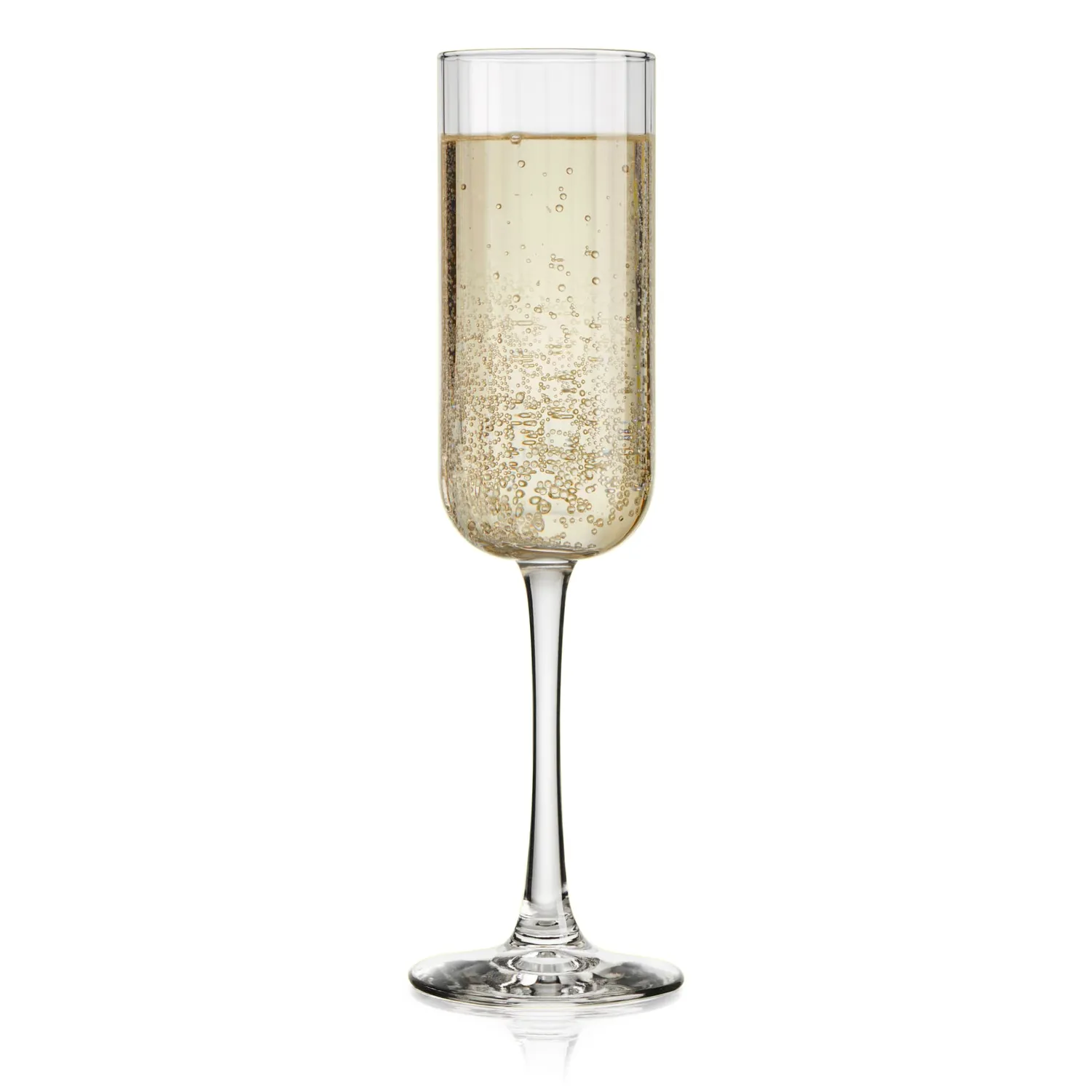 Libbey Paneled champagneglas 222 ml sæt 4 rillet