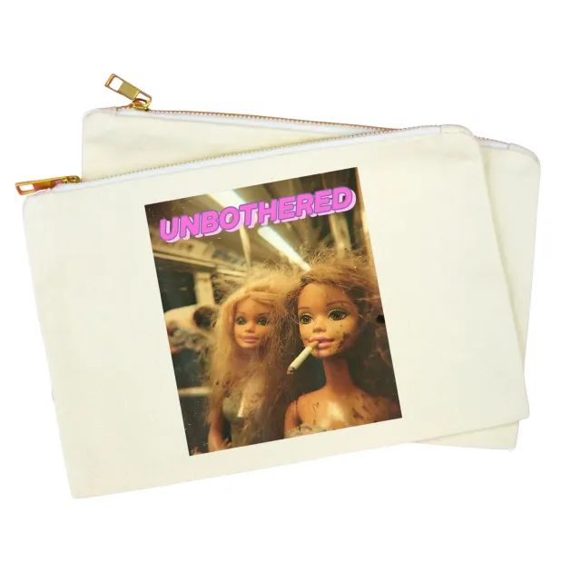 Mugsby Unbothered makeup-pung bomuld 25x18 cm