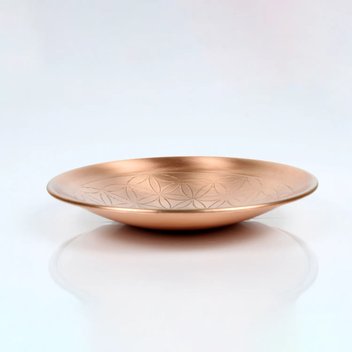 El'Cobre Flower of Life opladerplade kobber 6 Inches