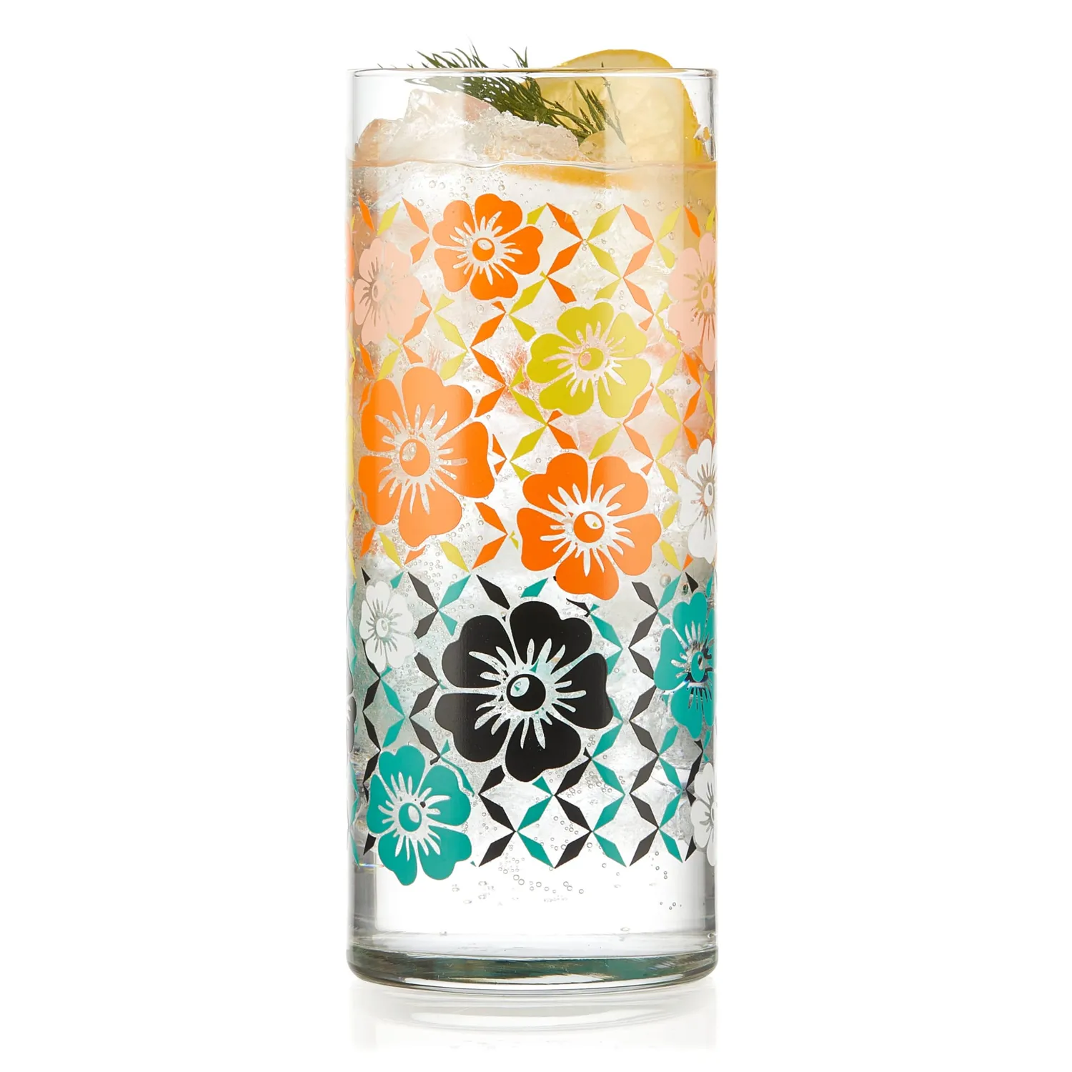 Libbey Vintage Flower Power coolerglas 4 stk 473 ml