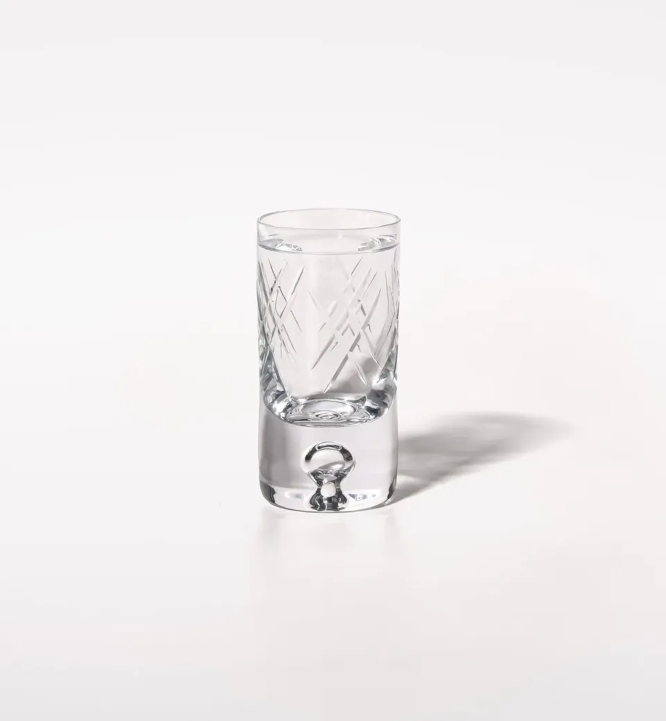 Krosno Royal Cut vodkaglas 35 ml slebet