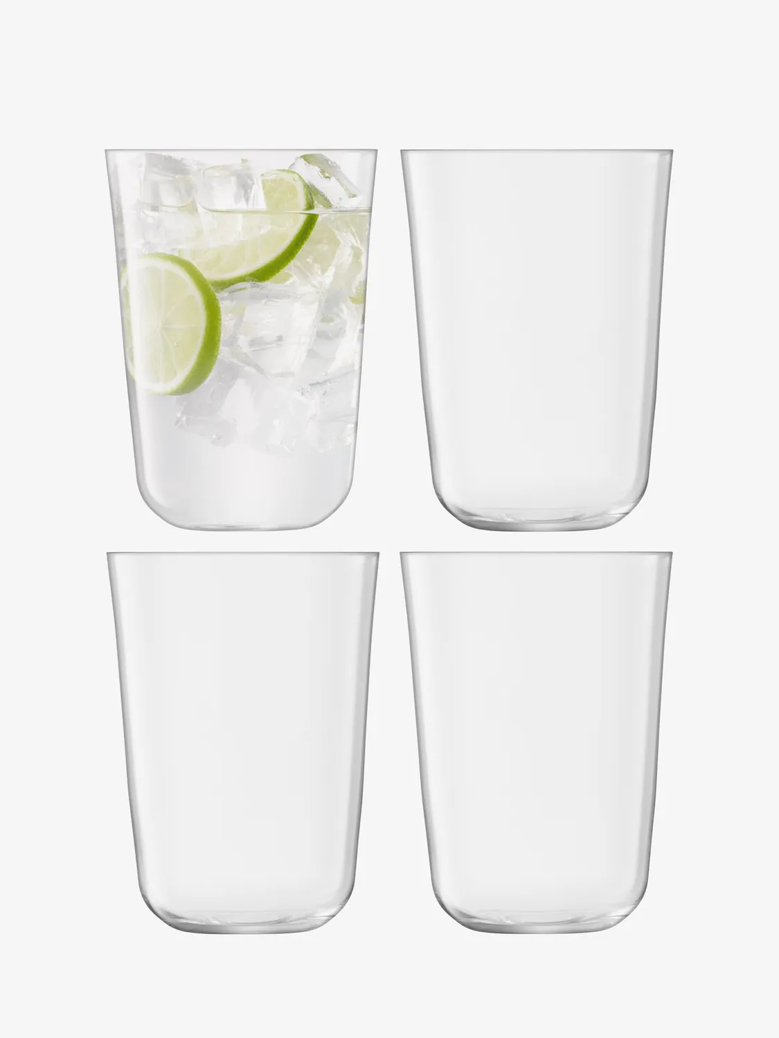 LSA Arc tumblerglas 12 stk 3 størrelser