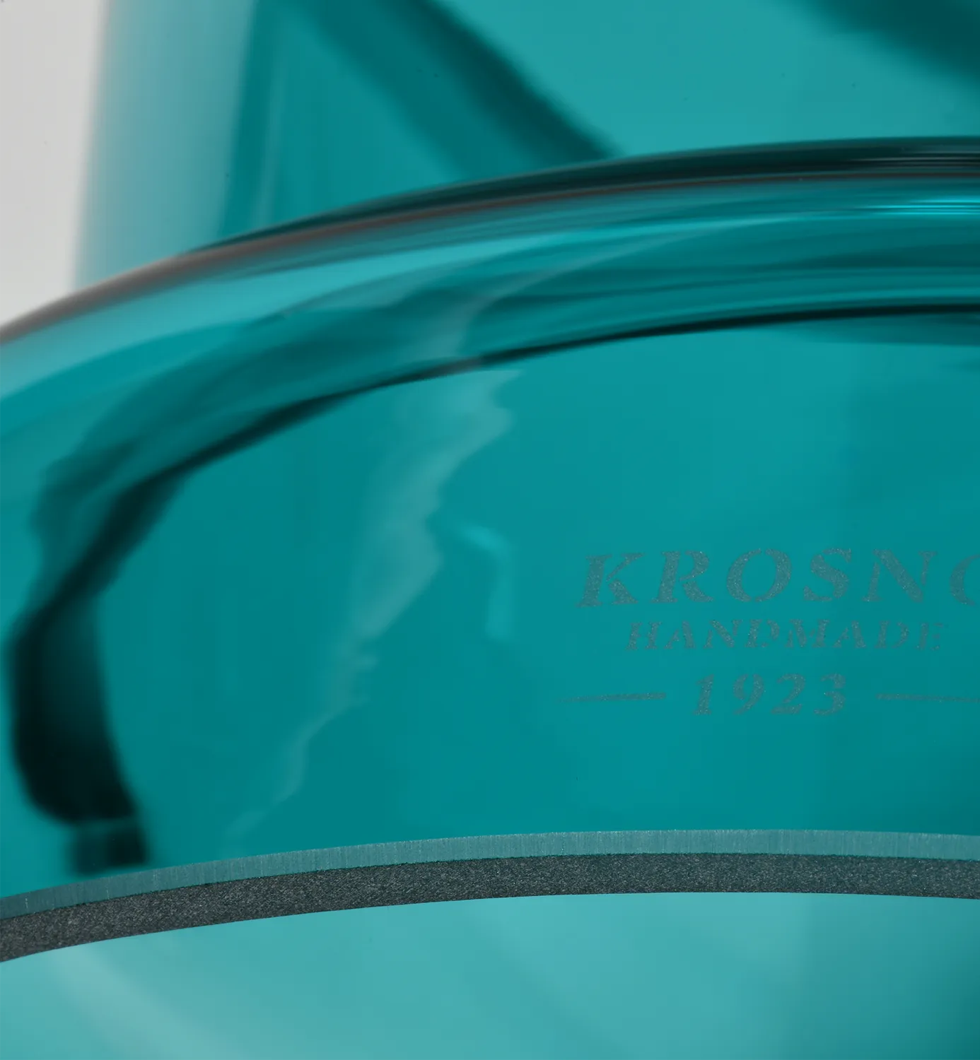 Krosno glas sofabord 30 cm azure blå