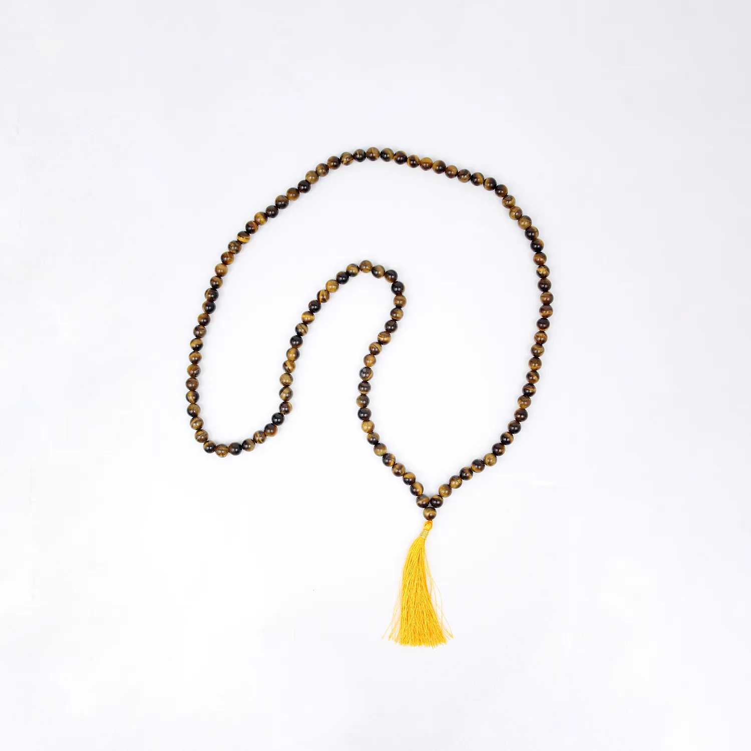 El'Cobre Tiger Eye mala 108 perler halskæde