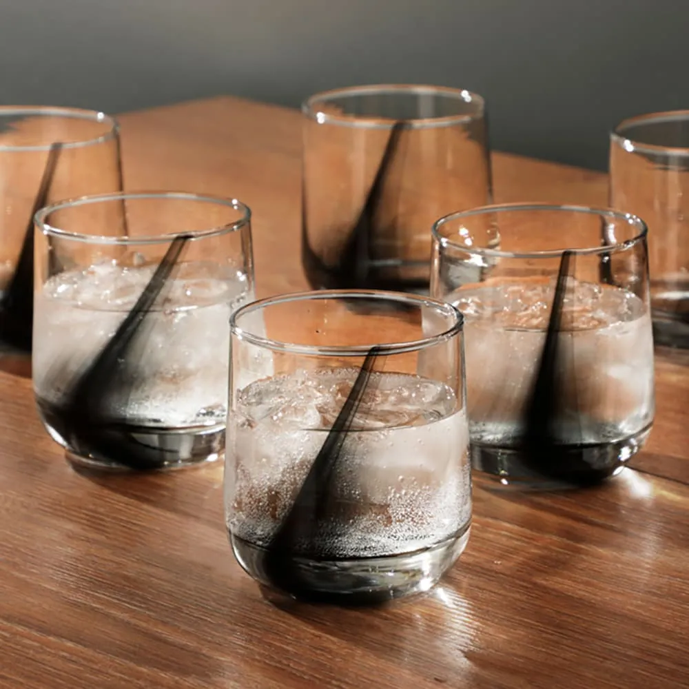 Libbey Ascent whiskyglas 390 ml sæt med 8 sort bånd