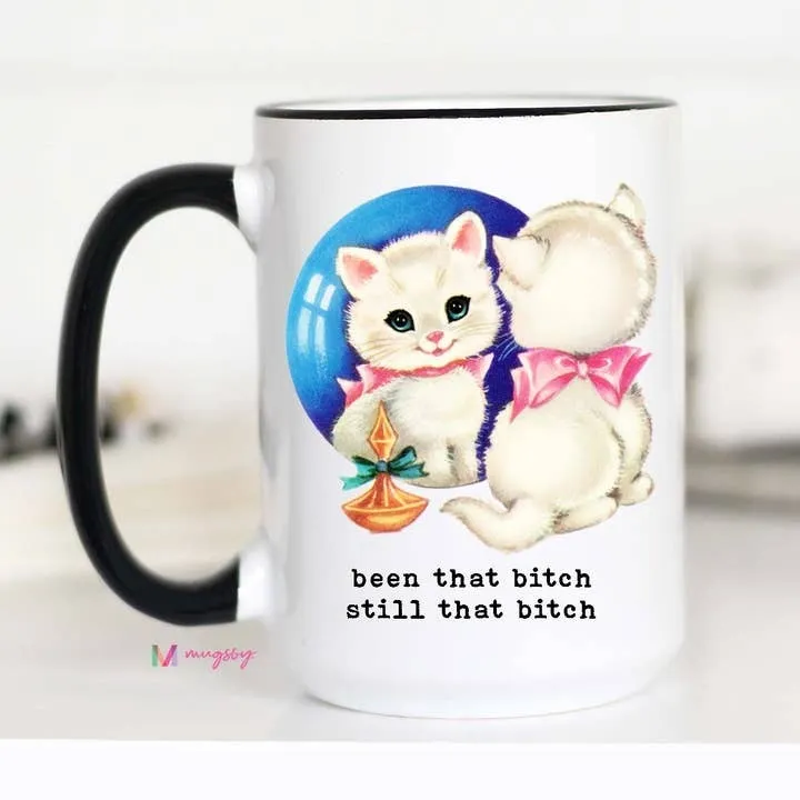 Mugsby Been That Bitch Still That Bitch katte krus 325 ml
