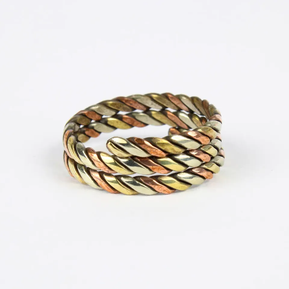 El'Cobre Design 15 kobberring justerbar ren kobber