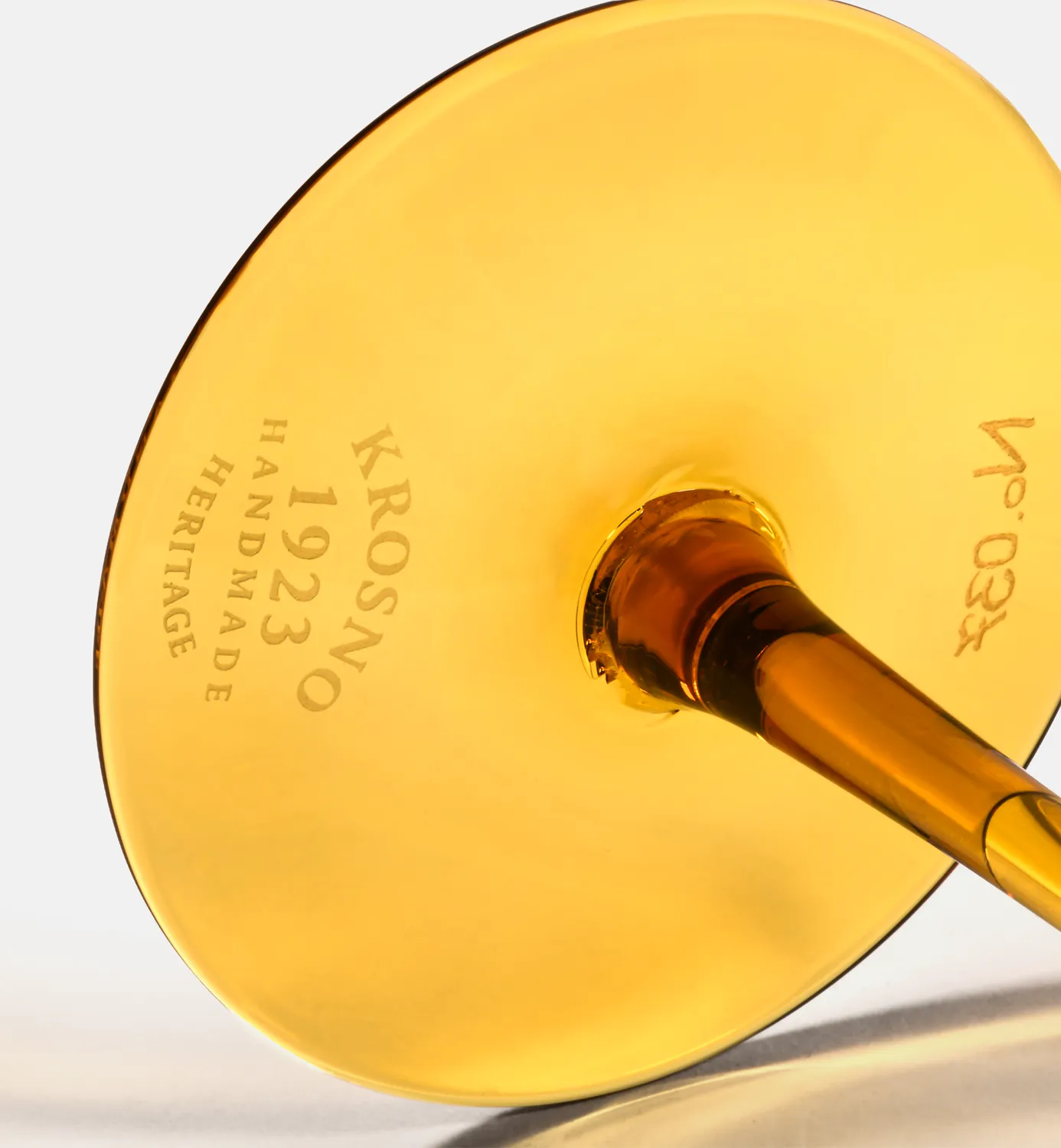 Krosno Aurora 01 vinglas 200 ml grøn-sort-rav krystal