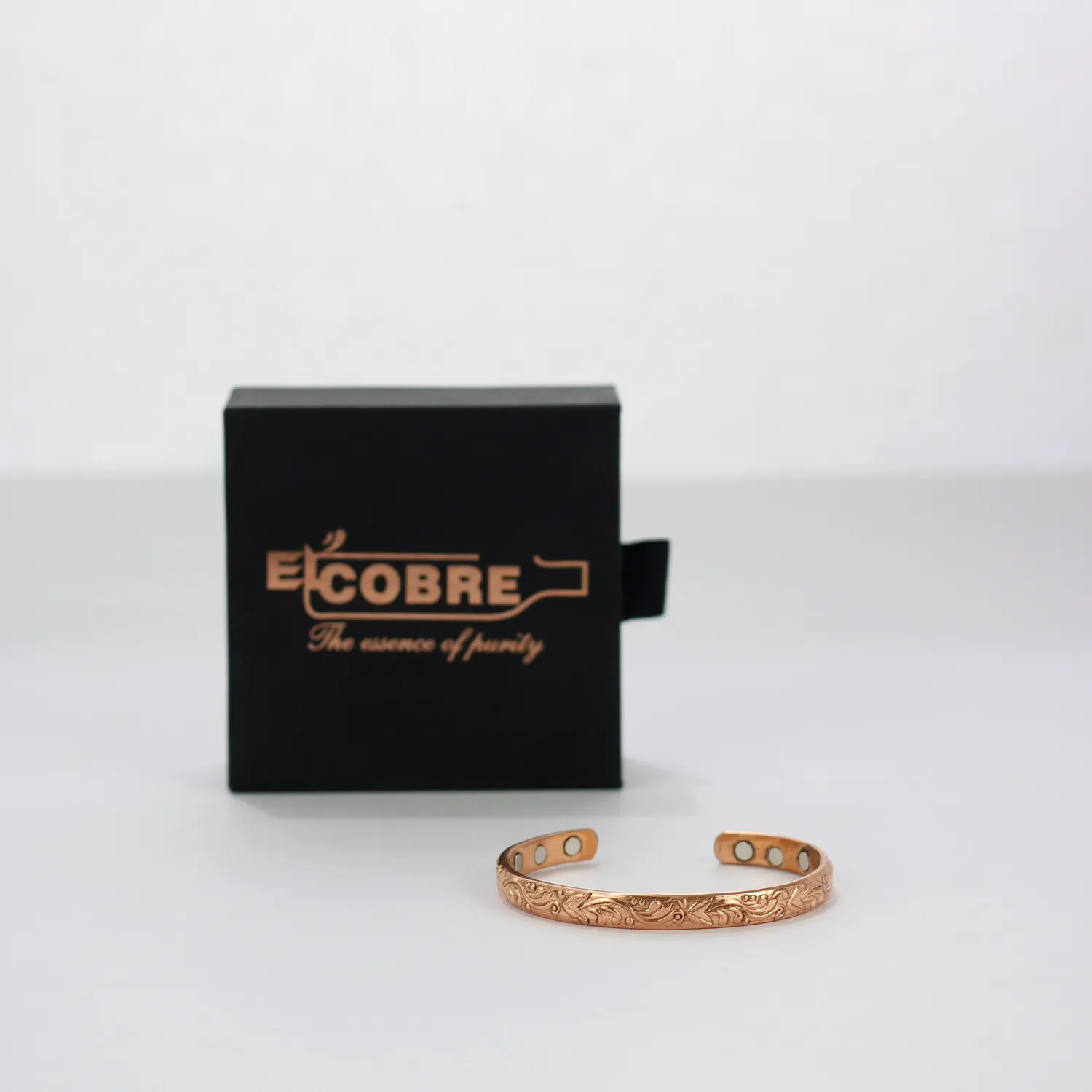 El'Cobre Design 6 kobber magnetarmbånd med gaveæske